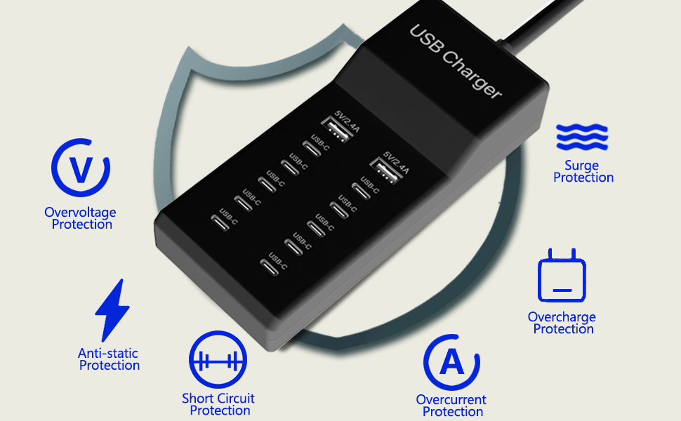 USB Wall Charger Desktop USB Charger