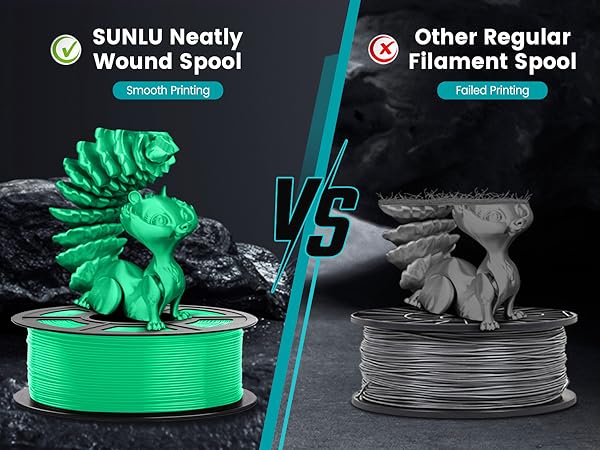 sunlu pla filament 3d printer filament