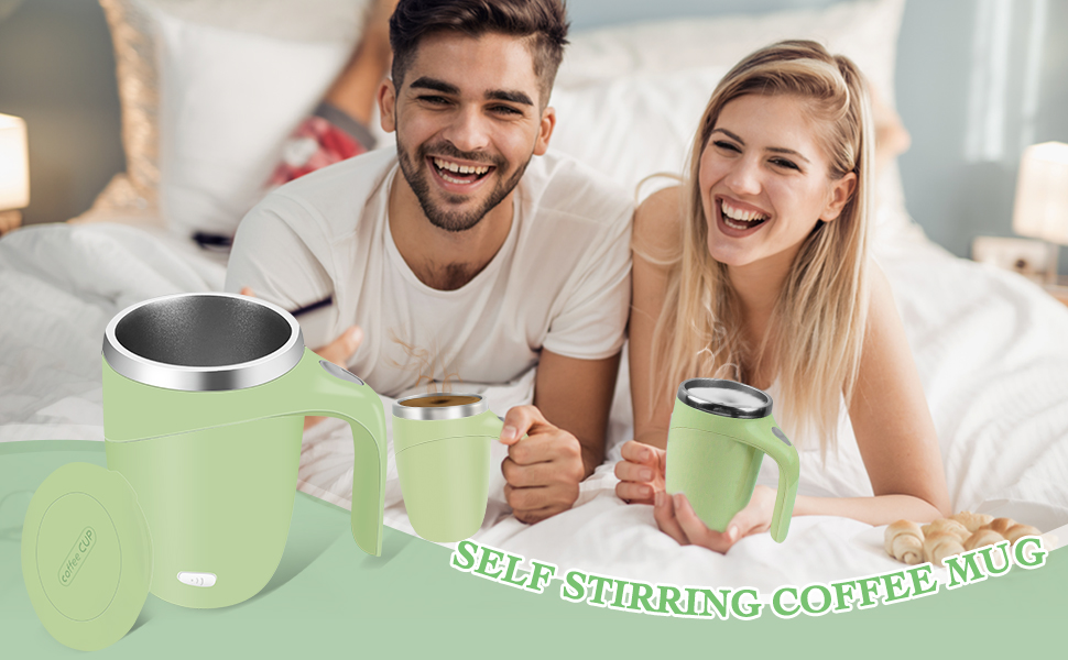 Rechargeable automatic magnetic Self stirring coffee mug electric Mixing Cup