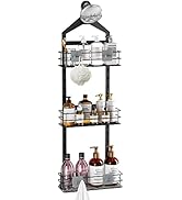 Orimade Adjustable Anti-slip Shower Caddy over Shower Head, Rustproof Bathroom Hanging Shower Org...
