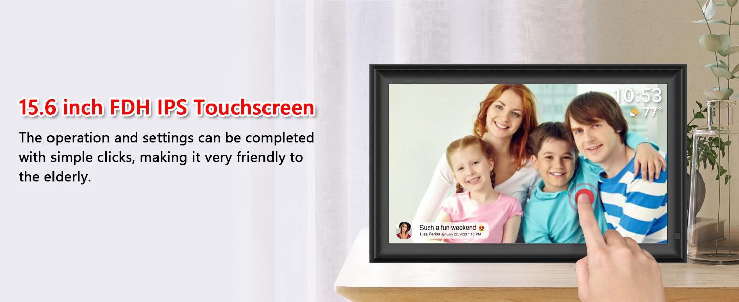 15.6inch FRAMEO Digital Photo Frame Digital Picture Frame