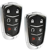 2 Smart Key Fobs fits Cadillac Escalade 2015 2016 2017 2018 2019 2020 Keyless Entry Remote (HYQ2AB)