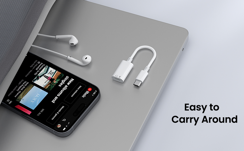 usb c to lightning audio adapter for iPhone 16