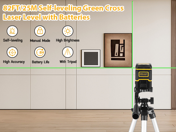 Self-leveling Green Cross Laser Level