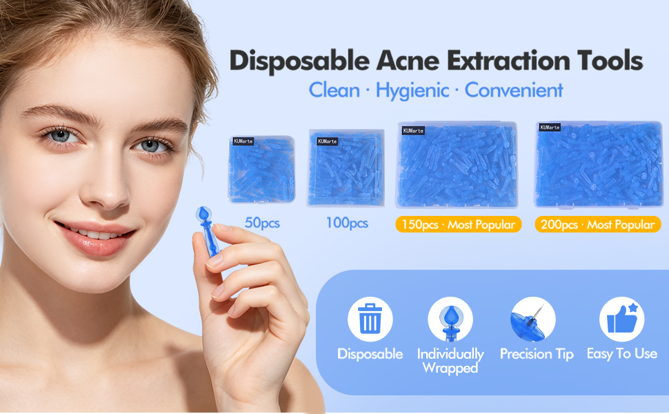 Professional Disposable Blackhead and Blemish Remover Tools