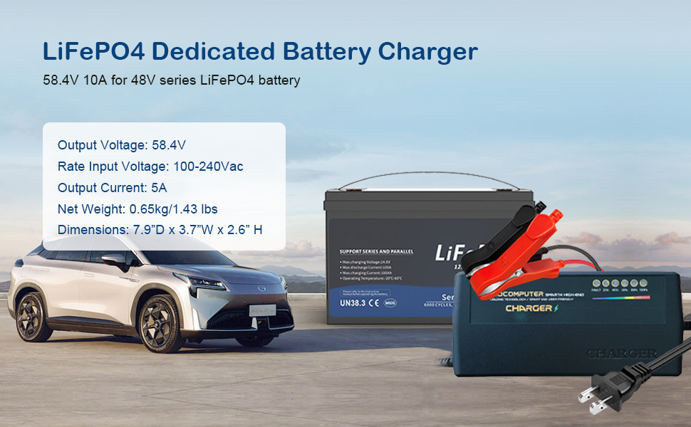 48v lithium battery charger