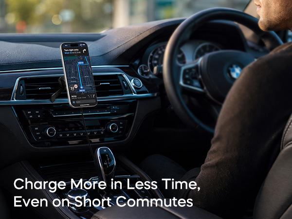 25W Car Wireless Charger, Magnetic Car Phone Holder