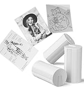 ETIKEZ Genuine Self-Adhesive Thermal Printer Stickers, Compatible with PM290C Mini Sticker Printe...