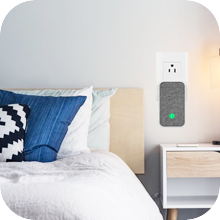 won't block off any neighboring power sockets.