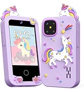 Kids Smart Phone Toys for Girls Age 3-9, Touchscreen Dual Camera Kids Phone, Christmas Birthday G...