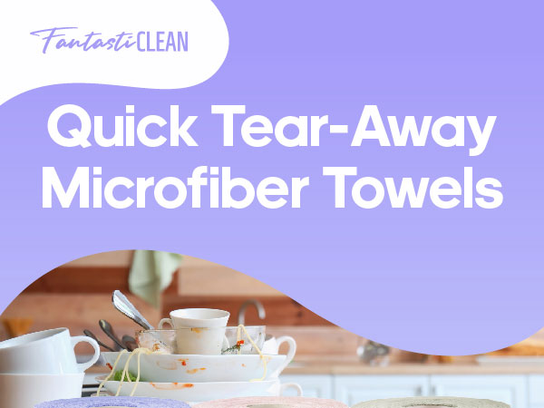 quick tear away cleaning cloth