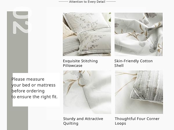 gray comforter sets cotton floral cotton comforter sets botanical bedding set quilt sets