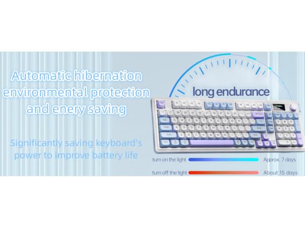 L98 membrane keyboard cute keyboard 98 keys gasket mounted RGB programmable gaming keyboard