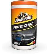 Armor All Original Protectant Wipes, Car Interior Cleaner Wipes with UV Protection to Fight Crack...