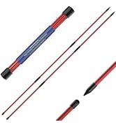 Seticek Golf Alignment Sticks 2 Pack,Upgraded 48" Collapsible Alignment Stick Golf Training Aid f...