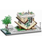 BDYDT Architecture Inverted Bookstore Micro Building Blocks Set(2100+PCS) - Architectural Model T...