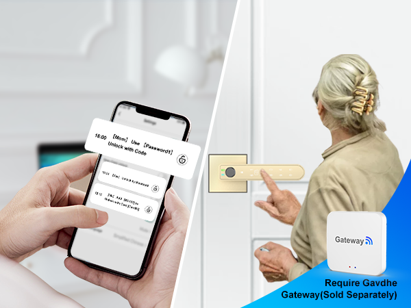 gold door handles fingerprint