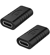 GodSpin USB C Coupler, Female to Female Adapter [2 Pack] USB-C Type C USB 3.1 Extender Extension ...