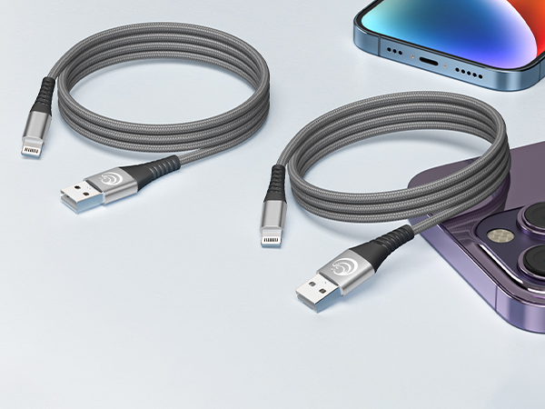 2Pack 10FT Long Lightning Cable