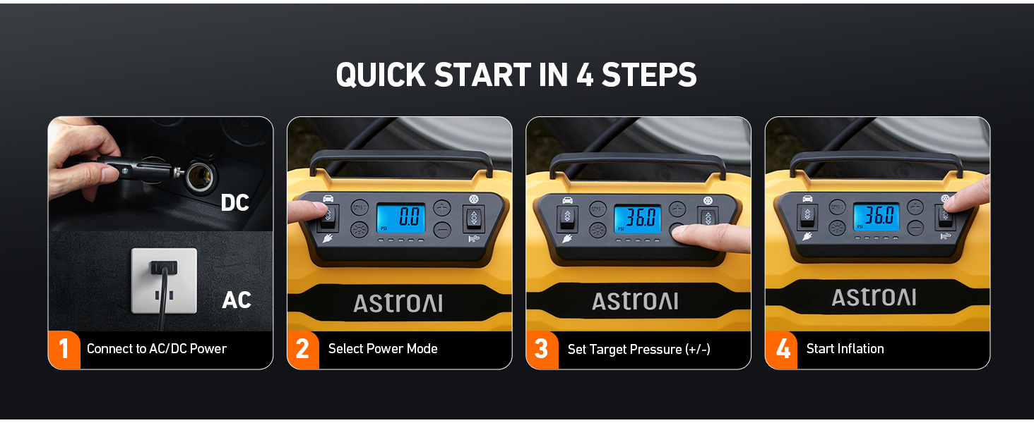 QUICK START IN 4 STEPS