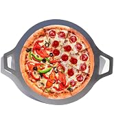 Pizza Steel for Oven &amp; Grill – Heavy Duty Baking Steel Pizza Stone, Round Baking Steels with Dual...