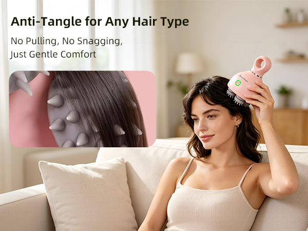 Anti-Tangle for Any Hair Type, No Pulling, No Snagging, Just Gentle Comfort