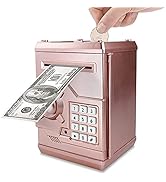 Totola Piggy Bank Electronic Mini ATM for Kids Baby Toy, Safe Coin Banks Money Saving Box Passwor...