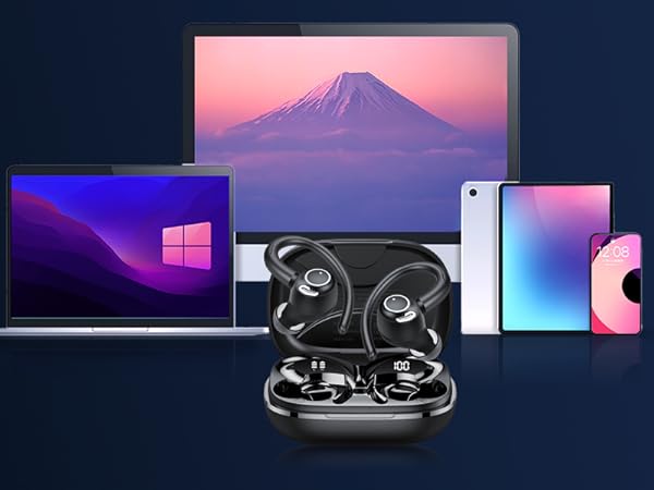  headphones wireless ear phones bluetooth headset earbud wireless bluetooth ear bud