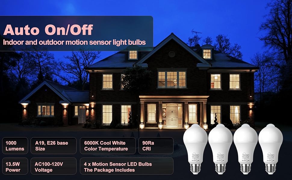 motion sensor light bulbs