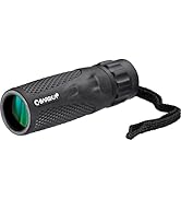Barska Blackhawk Waterproof Monocular – Compact, Fogproof, Multi-Coated Optics, Slip-Resistant Gr...