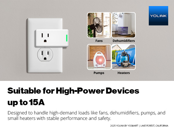 Suitable for High-Power Devices up to 15A