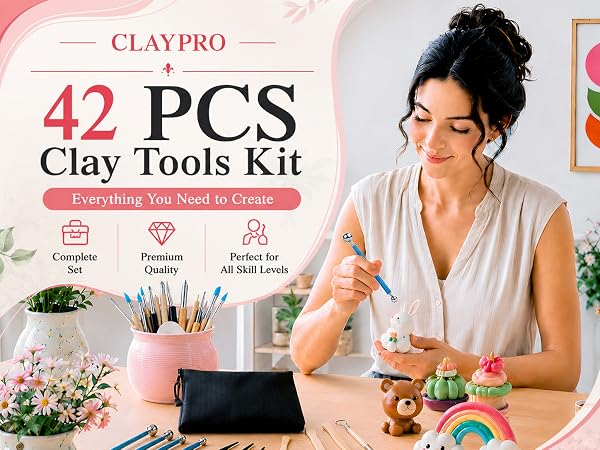 clay tools pottery tools polymer clay tools air dry clay tools clay sculpting tools