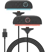 Klipdasse 2 in 1 Switch 2 Controller Dual Charging Cable Compatible with Nintendo Switch 2, 8.2 F...