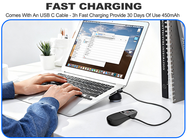 rechargeable presentation clicker