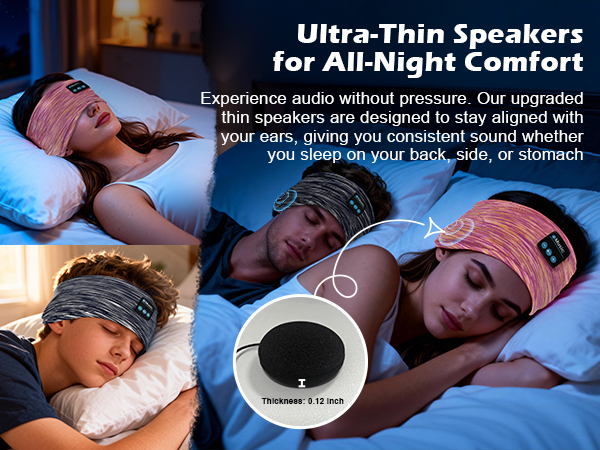 Sleep headphones headband