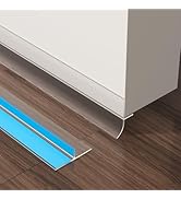 Greymond T-Shaped Draft Door Seal, 1.97in x 16.5 ft Silicone Door Draft Stopper for Side of Door ...