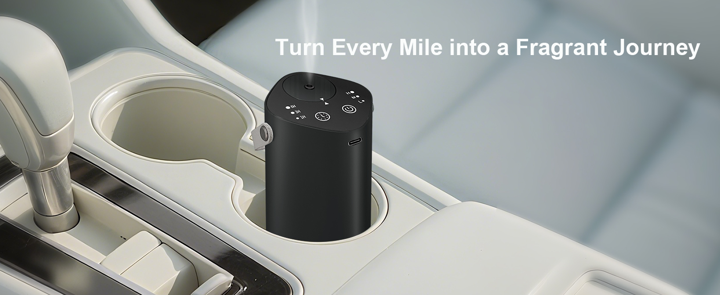 Waterless Essential Oil Diffuser for Car