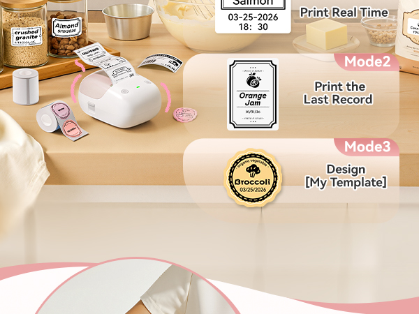 NIIMBOT B2 Label Maker Machine with Tape, Portable Bluetooth Label Printer with Multiple Templates