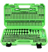 SWANLAKE 232PCS Ultimate Screwdriver Bit Set,Chrome Vanadium Steel Driver Bit Set, Includes Secur...