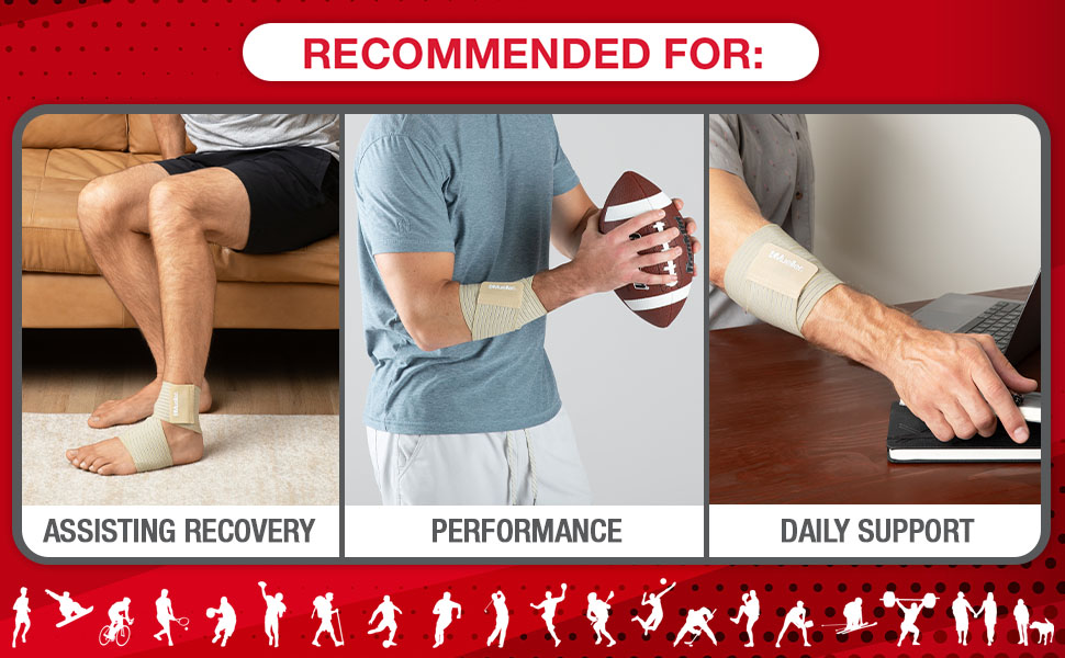 Recommended for assisting recovery, performance, daily support