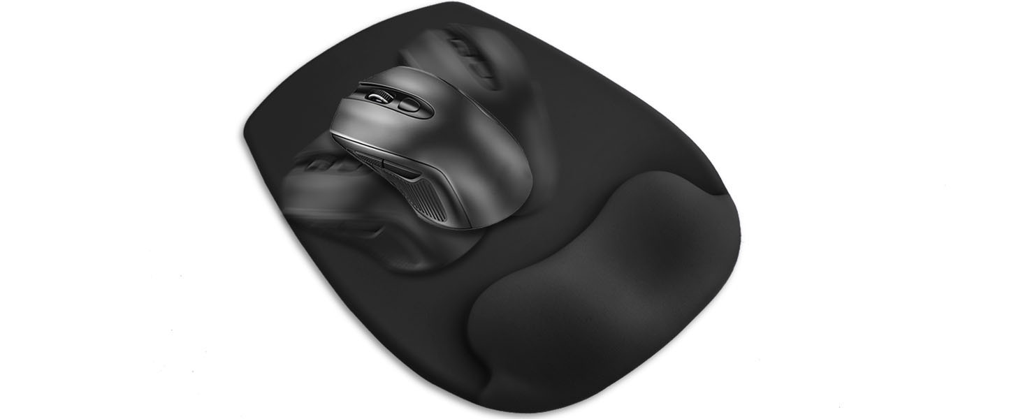 Mouse Pad with Wrist Rest Support