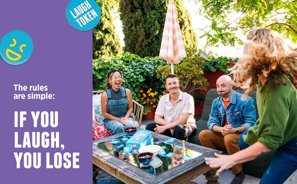 The rules are simple: if you laugh, you lose!