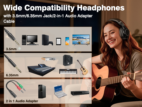 Wired Over Ear Headphones