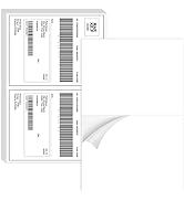 BESTIKER Shipping Labels Half Sheet - 1000 Counts, 8.5” x 5.5” Permanent Adhesive Shipping Labels...