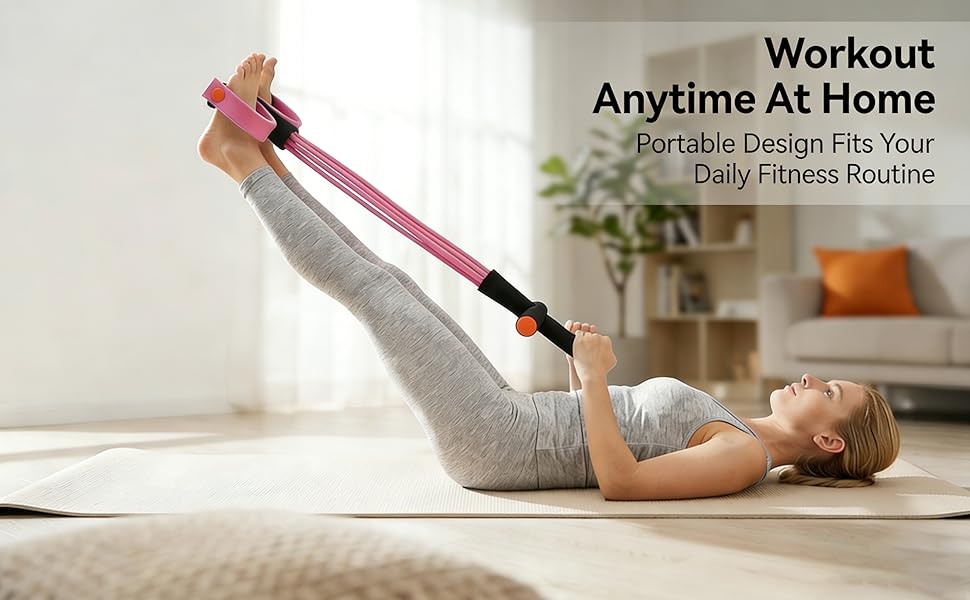 Upgrade 6-tube pedal resistance band