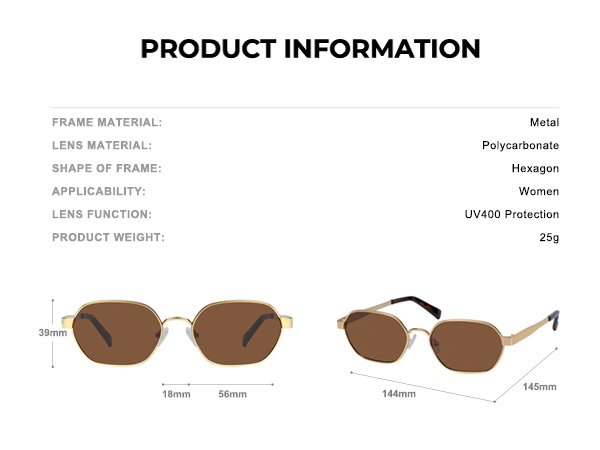 hexagon sunglasses