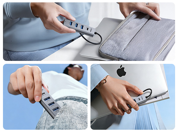 Intpw 9159T Mini Size 5-in-1 USB C Hub