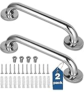 2 Pack Shower Grab Bar, Stainless Steel Bathroom Grab Bar, Shower Handle Bath Handle, Safety Bars...