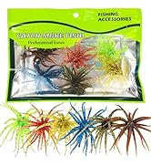 FREE FISHER 6 Pcs Soft Urchin Lures Fishing Saltwater Slow Floating Lures for Bass Trout Crappie