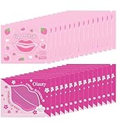 30Pcs Collagen Lip Mask, Moisturizing Lip Mask Pink Pads, Lip Mask Skincare, Birthday Gifts for G...